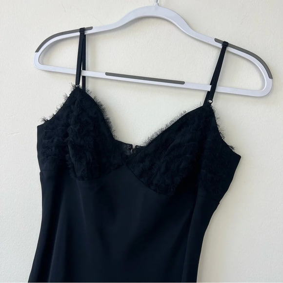 Vintage ABS Black Midi Dress - Picture 2 of 5